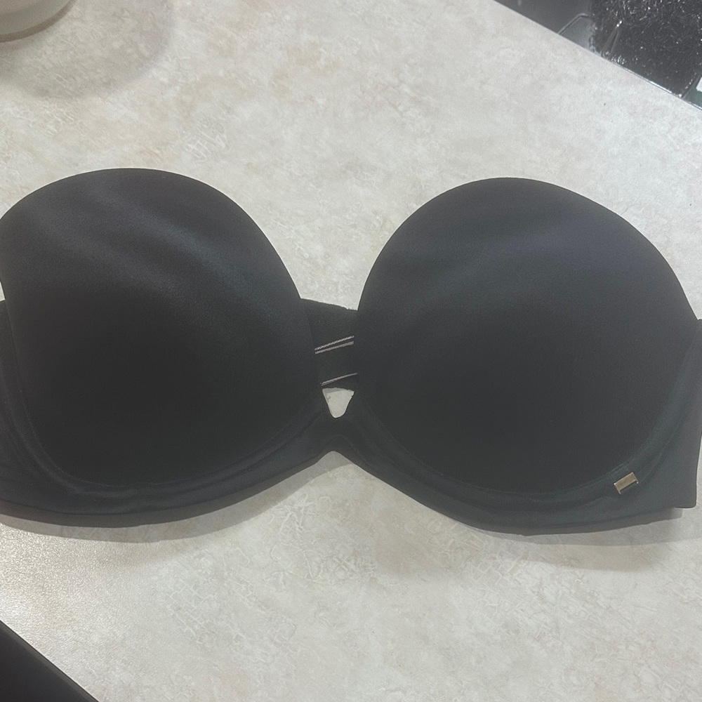 Victoria's Secret Black Strapless Bra